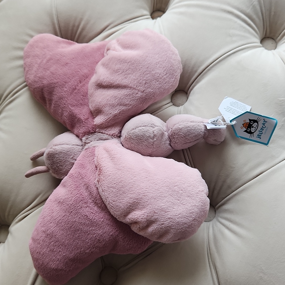 Jellycat Beatrice Butterfly Plush & Soft 8x13" BNWT Authentic - Picture 6 of 7